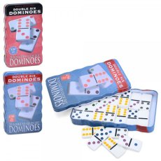 Настольная игра Домино в металлическом футляре