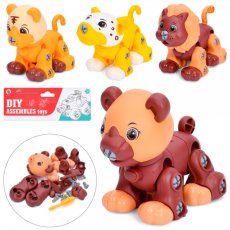 Конструктор на шурупах Животное (330-1-2-3), в ассортименте