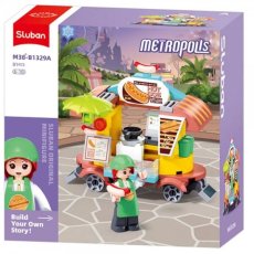 Конструктор Metropolis Кафе на колесах Sluban (M38-B1329A), 81 дет.