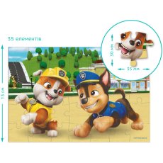 Пазл-мини Крепыш и Гонщик Paw Patrol, DoDo, 35 эл.
