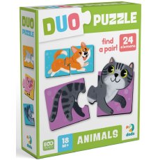 Пазлы Duo Животные-половинки, Dodo, 24 эл.