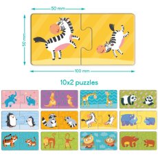 Пазлы Duo Мама и малыш, Dodo, 24 эл.