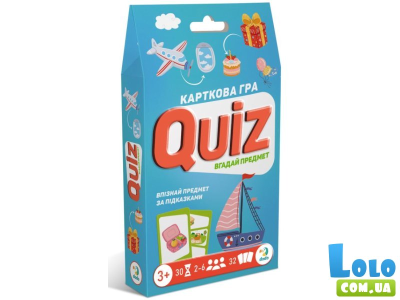 Карточная игра Викторина Угадай предмет, DoDo