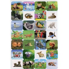 Книга 100% наклеек Пушистики и ушастики, Глорія