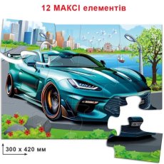 Беби пазл Супер авто, Енергія плюс, 12 эл.