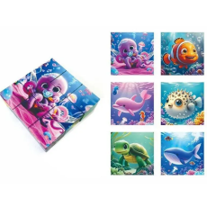 Магнитные кубики Морские обитатели