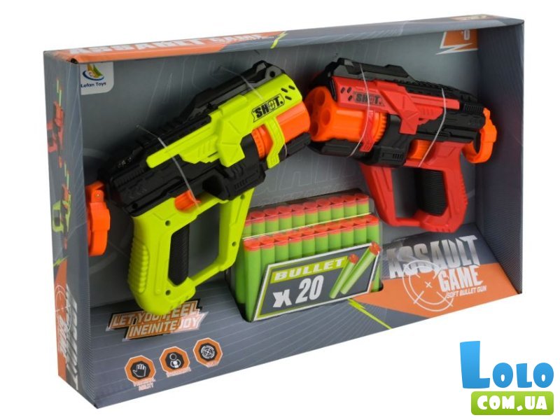 Бластеры с мягкими патронами