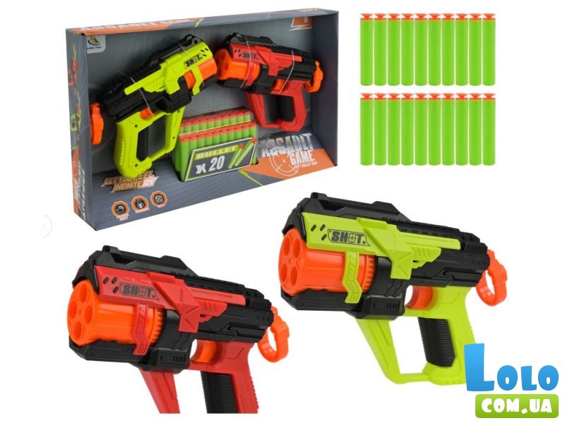 Бластеры с мягкими патронами