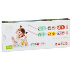 Шнуровка деревянная силянка Моя семья, Cubika