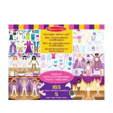 Набор многоразовых наклейок Одень куклу, Melissa & Doug