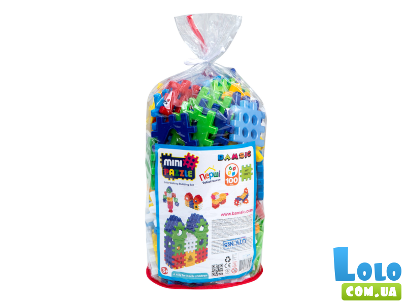 Конструктор Mini Puzzle №1, Bamsiс (120/1), 100 дет.