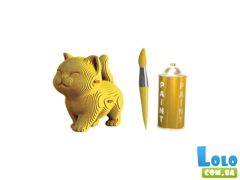 Картонный 3D пазл Walking kitten Cartonic, 56 эл.