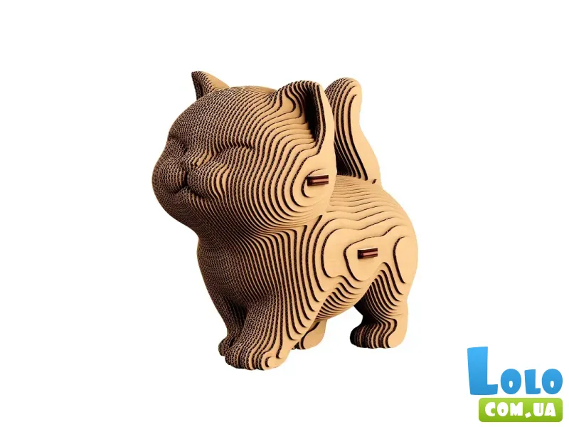 Картонный 3D пазл Walking kitten Cartonic, 56 эл.