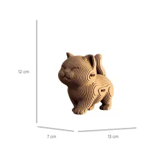 Картонный 3D пазл Walking kitten Cartonic, 56 эл.