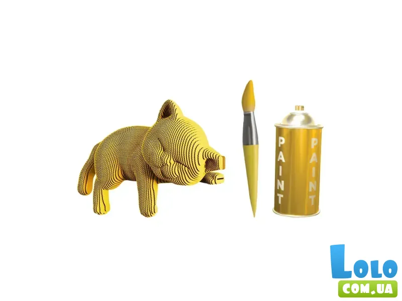 Картонный 3D пазл Sleepy kitten, Cartonic, 119 эл.