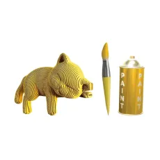 Картонный 3D пазл Sleepy kitten, Cartonic, 119 эл.
