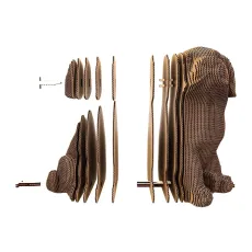 Картонный 3D пазл Labrador Puppy, Cartonic, 86 эл.