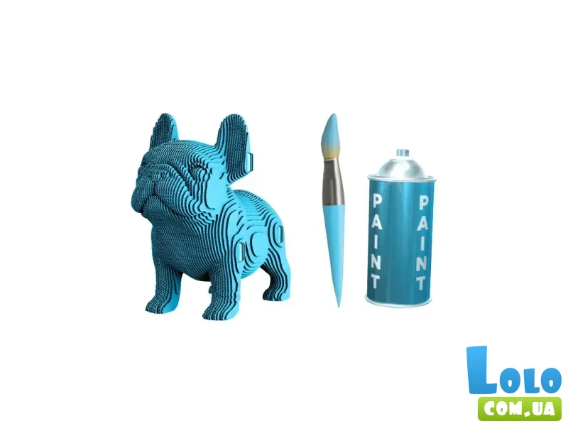 Картонный 3D пазл Bulldog Puppy, Cartonic, 63 эл.