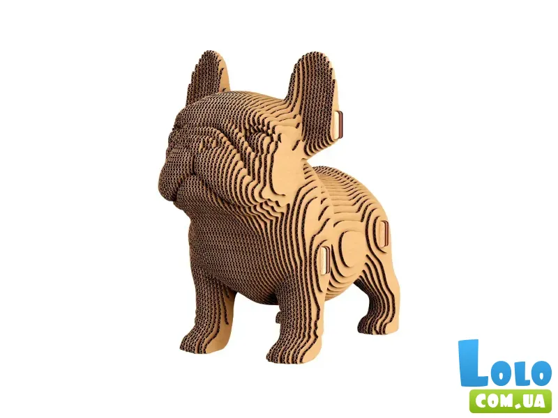 Картонный 3D пазл Bulldog Puppy, Cartonic, 63 эл.
