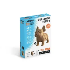 Картонный 3D пазл Bulldog Puppy, Cartonic, 63 эл.