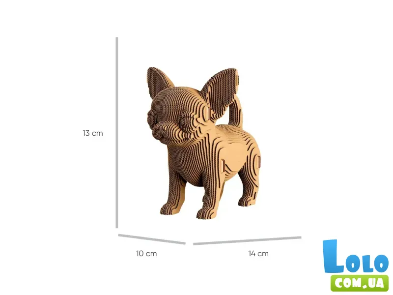 Картонный 3D пазл Chihuahua Puppy, Cartonic, 71 эл.