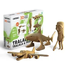 Картонный пазл 3D Tralalero Tralala & Friends, Cartonic, 511 эл.