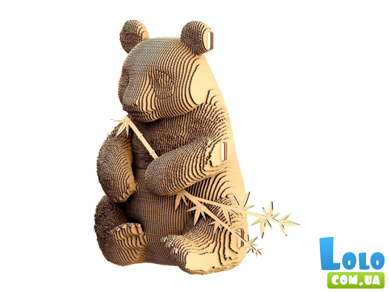 Картонный 3D пазл Panda family, Cartonic, 164 эл.