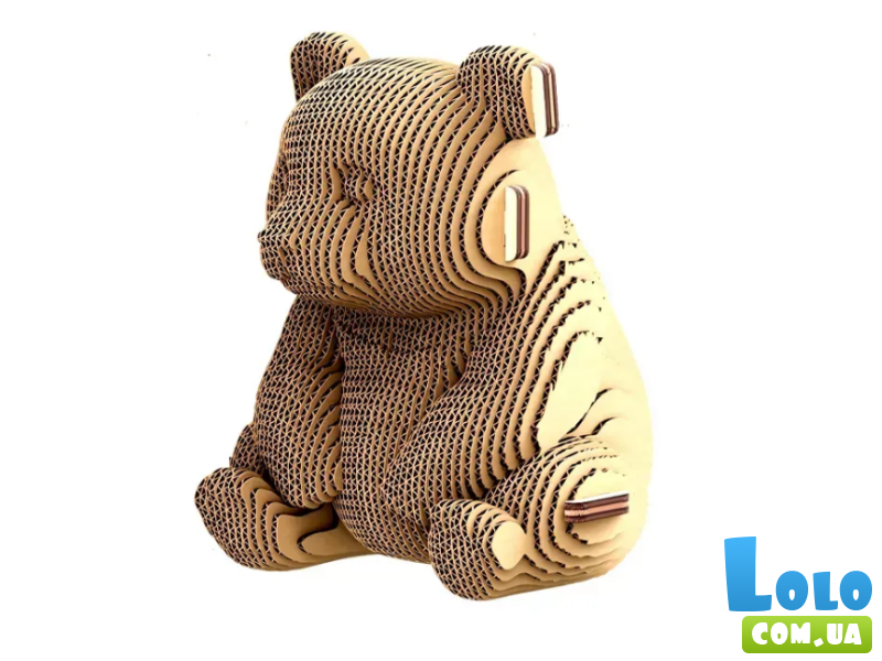 Картонный 3D пазл Panda family, Cartonic, 164 эл.