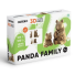 Картонный 3D пазл Panda family, Cartonic, 164 эл.