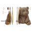 Картонный 3D пазл Panda family, Cartonic, 164 эл.