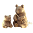 Картонный 3D пазл Panda family, Cartonic, 164 эл.