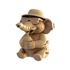 Картонный 3D пазл Сафари-трио, Cartonic, 267 эл.