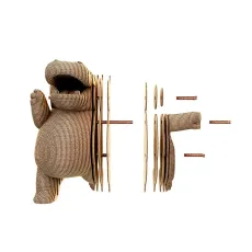 Картонный 3D пазл Сафари-трио, Cartonic, 267 эл.