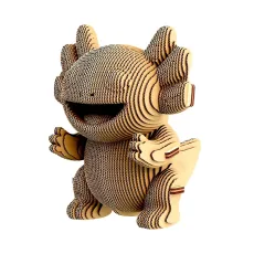 Картонный 3D пазл Трио Аксолотлов, Cartonic, 262 эл.