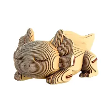 Картонный 3D пазл Трио Аксолотлов, Cartonic, 262 эл.
