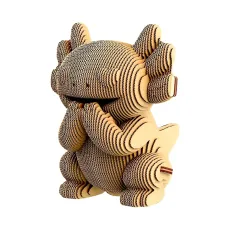 Картонный 3D пазл Трио Аксолотлов, Cartonic, 262 эл.