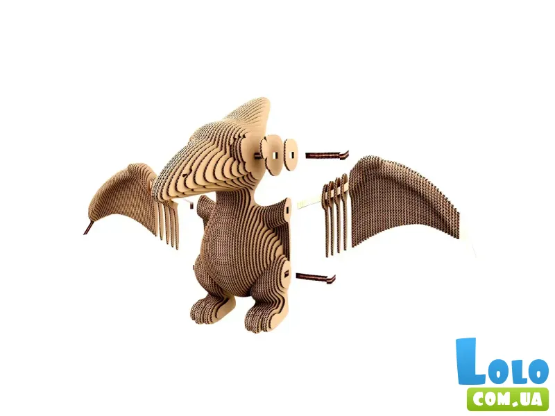 Картонный 3D пазл Трио Динозавров, Cartonic, 312 эл.