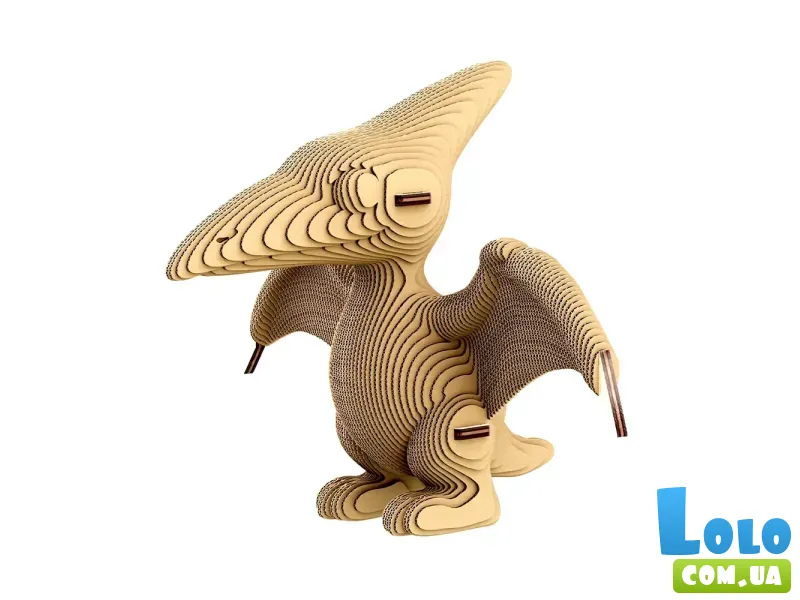 Картонный 3D пазл Трио Динозавров, Cartonic, 312 эл.