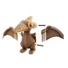 Картонный 3D пазл Трио Динозавров, Cartonic, 312 эл.