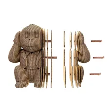 Картонный 3D пазл Трио Мавпенят, Cartonic, 280 эл.