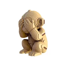 Картонный 3D пазл Трио Мавпенят, Cartonic, 280 эл.