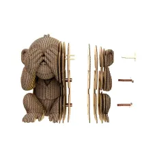 Картонный 3D пазл Трио Мавпенят, Cartonic, 280 эл.