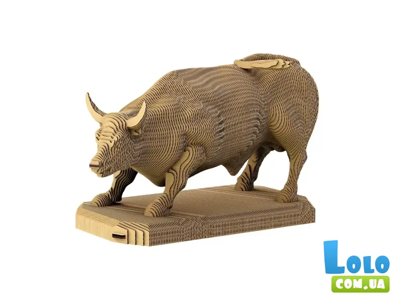 Картонный 3D пазл Бык, Cartonic, 288 эл.