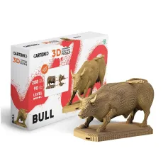 Картонный 3D пазл Бык, Cartonic, 288 эл.