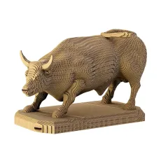 Картонный 3D пазл Бык, Cartonic, 288 эл.