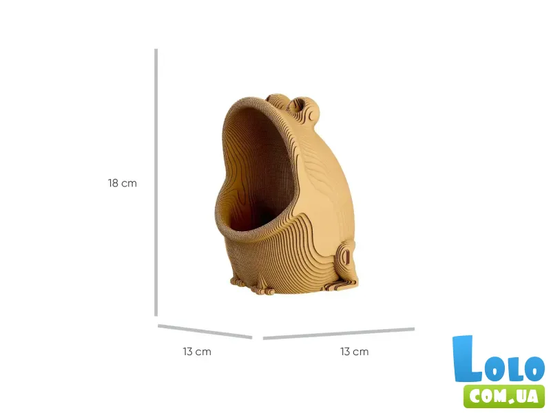 Картонный 3D пазл Лягушонок, Cartonic, 88 эл.