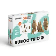 Картонный 3D пазл Трио Бубу, Cartonic, 237 эл.