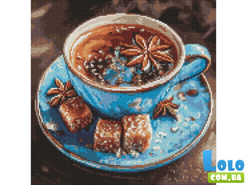 Алмазная мозаика Чай с анисом, Идейка (40х40 см)
