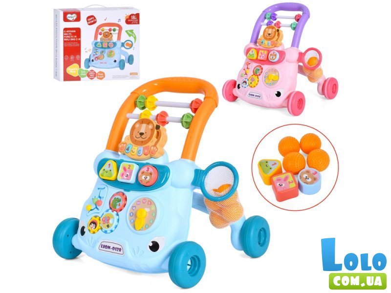 Каталка-ходунки с игровым центром (в ассортименте)