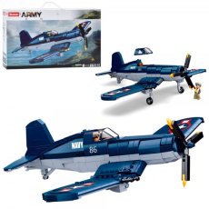 Конструктор Army Военный самолет, Sluban (M38-B1109), 550 дет.